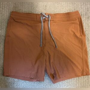 Prana Men's Tan Athletic Shorts